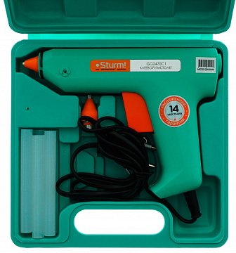 Пистолет клеевой Sturm! GG2470C1 78Вт 11мм кейс+6 стержней