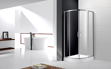 Душевое ограждение с поддоном CEZARES MOLVENO-R-2 100*100*1950 (MOLVENO-R-2-100-C-Cr-IV)