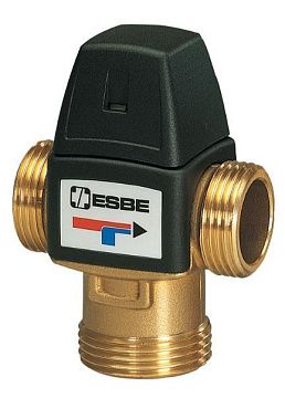 Термосмесительный клапан для бойлера и т.пола "ESBE" (35C-60C)(VTA 322) (1") 