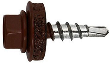 4,8х35 RAL8017 Темно-коричн. саморез кров(250)