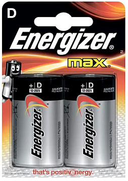 Элемент питания ENERGIZER MAX D LR20 2шт*12