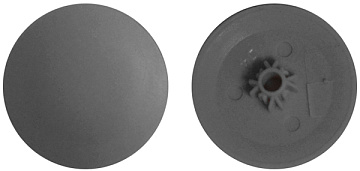 Заглушка на саморез №2 темн.серая
