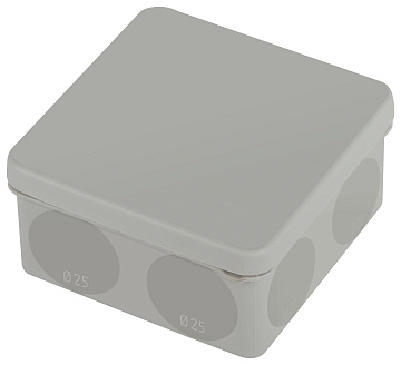 Коробка расп серая 100х100х50 IP67  KOR-100-100-50-9g-2MP ЭРА