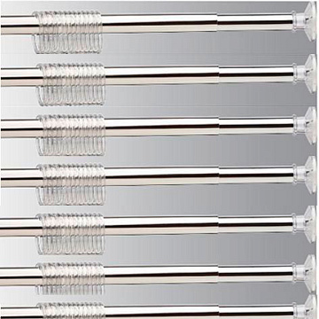 Карниз для ванной 2,2м ХРОМ (001A)