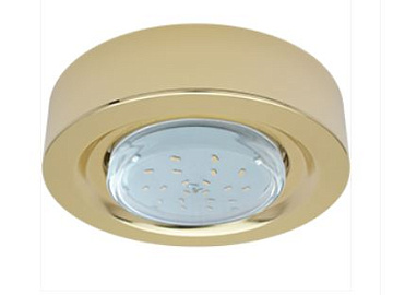 Светильник Ecola GX53 FT3073 накладной широкий Золото FG5330ECB