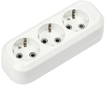Колодка Smartbuy 3 гнезда c/з 16А/3,5кВт (SBE-16-3-00-Z)