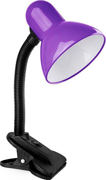 Настольная лампа Camelion KD-320 C012 фиолетовый прищепка 60Вт, E27