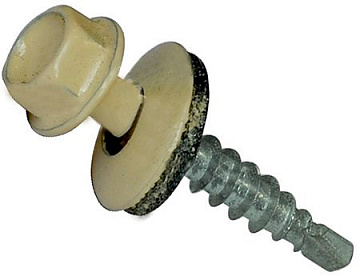 Саморез кров. 1014 4,8х19 М слоновая кость (уп250)