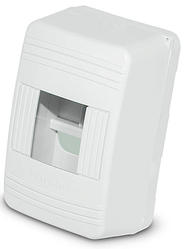 Бокс пластиковый на 4 мод. с местом для пломбы Borsan BR.819