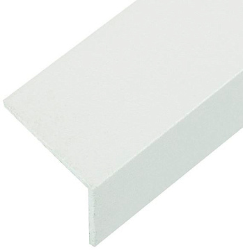 Алюминиевый уголок 30х30х1,5 (1,0м) белый муар