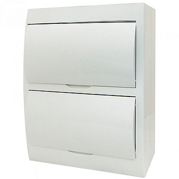 Бокс ЩРВ-П-24 модуля с белой крышкой навес.пластик IP40 TDM SQ0903-0006