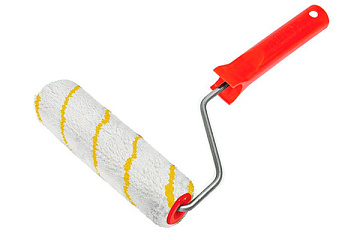 Мини-валик полиакриловый, длина 150мм, диаметр 35 мм, ворс 10мм, бюгель 6 мм 02735