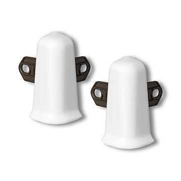 Угол наружный Деконика 85 мм Белый Матовый 001 (уп. - 25 шт.)