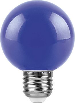 Лампа с/д FERON 3W 230V E27 LB-371 синий