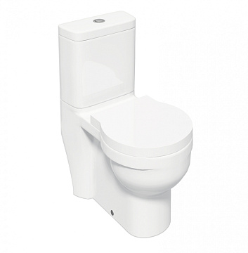 Унитаз (компакт) KIROVIT "ОМЕГА" горизонтальный выпуск, слив 3/6литров, сиденье МИКРОЛИФТ (БЕЛЫЙ)