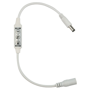Контроллер ULC-Q510 DIM для управления c/l одноцвет лентами 12В, 72Вт. ТМ Volpe.