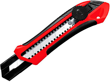 Нож технический 25мм усиленный винтовой USP 10332