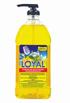 Средства LOYAL д/мытья посуды 1л Лимон 107825