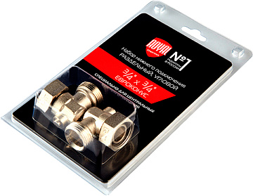 Узел нижнего подключения Royal Thermo угловой раздельный 3/4х3/4ЕК