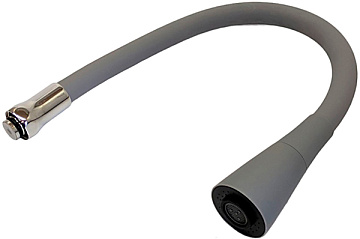 Излив силиконовый LEDEME СЕРЫЙ (L7507-9)