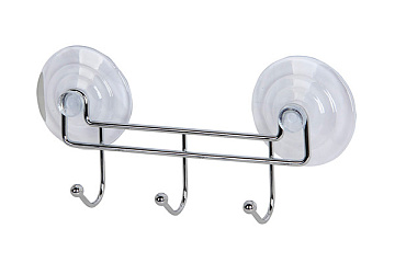 Вешалка 3-мя крючк.на присосках Corsa 25505