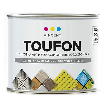 Туфон (0.33л) - грунтовка антикоррозионная воднодисперсионная