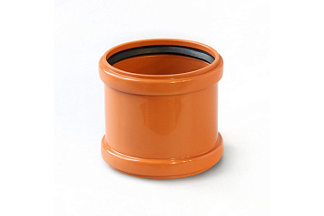 PP Муфта двойная для наружной канализации PRO AQUA TERRA 160