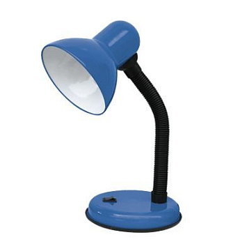 Настольная лампа IN HOME СНО-02С основание 60Вт E27 СИНИЙ  (мягкая упак.) 