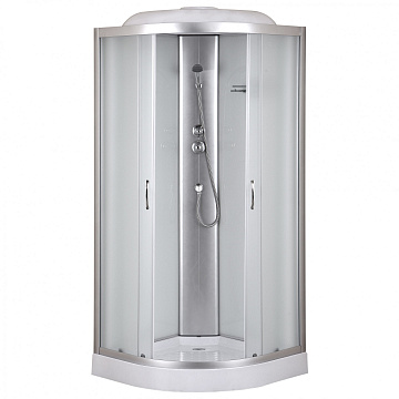 Душевая кабина LORANTO CS-6691F 90*90*215 матовое стекло,низкий поддон 13см