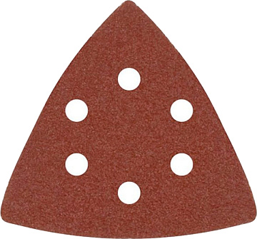 Листы шлифовальные треугольные 80мм 5шт FIT 37953