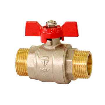 Кран шаровый НР 1/2" ( бабочка ) HLV