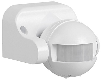 Датчик движения ИЭК наст ДД 009 бел 1100Вт, 12м, 180гр, IP44