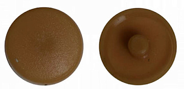 Заглушка под рамный дюбель и метизы орех