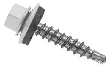4,8х35 RAL9003 Белый саморез кров (250)