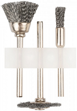 Набор корщеток FIT нержавейка 3шт 36906