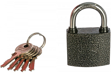 Замок навесной Аллюр ВС1Ч-340 d5мм полимер 5кл