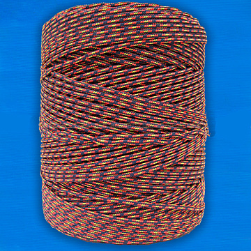 Шнур полипропиленовый ПП-В d 4мм (10м) крас-желт-зел (с/с, 16пр)