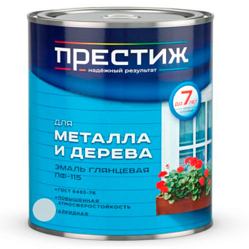 Эмаль ПФ-115 Серая 1,9кг Престиж (6)