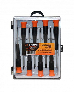 Набор отвёрток для точных работ НОТ 8 Вихрь