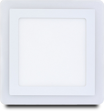 Светильник с/д Smartbuy 18w/3000K+B/IP20 Квадрат с подсв накл DLB