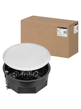 Коробка распр СП 103х50мм, крышка, метал. лапки, IP20 TDM SQ1403-0007