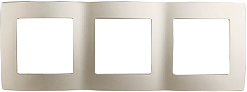 Рамка ЭРА12 3 пост перламутр