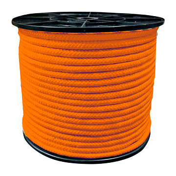 Фал плетеный с/с ПЭ СПЕЦ 16пр d=4мм оранж  / на метраж