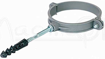 Хомут пластиковый d50 (гайка+шуруп)