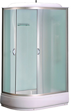 Душевая кабина LORANTO CS-66120-20R F 120*80*215, поддон 20 см, матовое стекло 4 мм