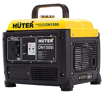 Электрогенератор бенз. инверторный 1,1/1,2кВт Huter DN1500i 64/10/4