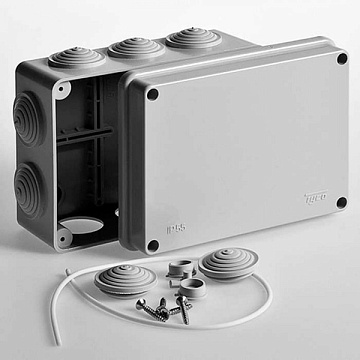Коробка распр ОП 150х110х70мм, крышка, IP55, Ruvinil 67053