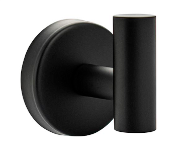 Крючок BRIMIX одинар.нерж.чёрный 0589