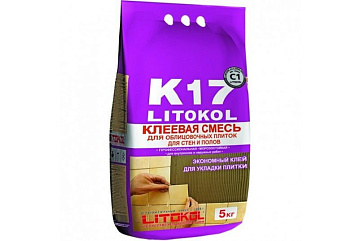 LITOKOL K17 (5кг) клей для наруж. и внутр. работ