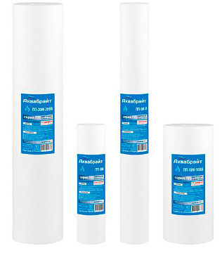 ППЛ-1 М, Полипропиленовый картридж для очистки воды АКВАБРАЙТ